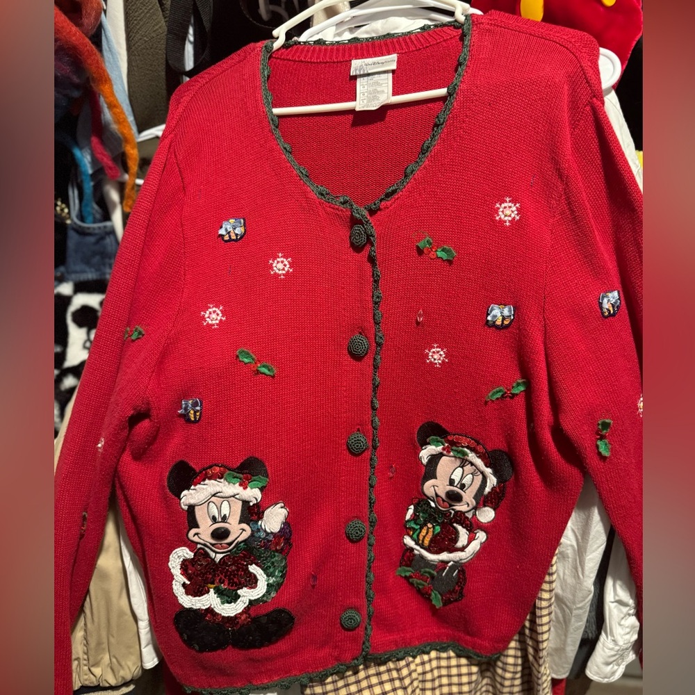 Disneyland/disney world resort Christmas cardigan